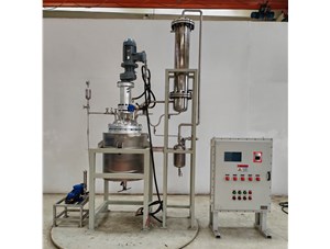 50L不銹鋼熱分解蒸餾反應釜已完工發往自貢