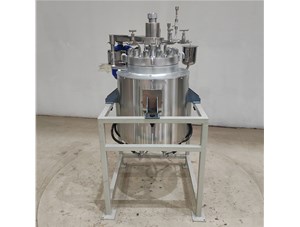 29L高溫高壓不銹鋼油浴電加熱電動升降反應釜已完工發往安慶