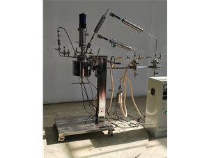 0.5L高溫不銹鋼電加熱聚酯實驗釜已完工發往沈陽